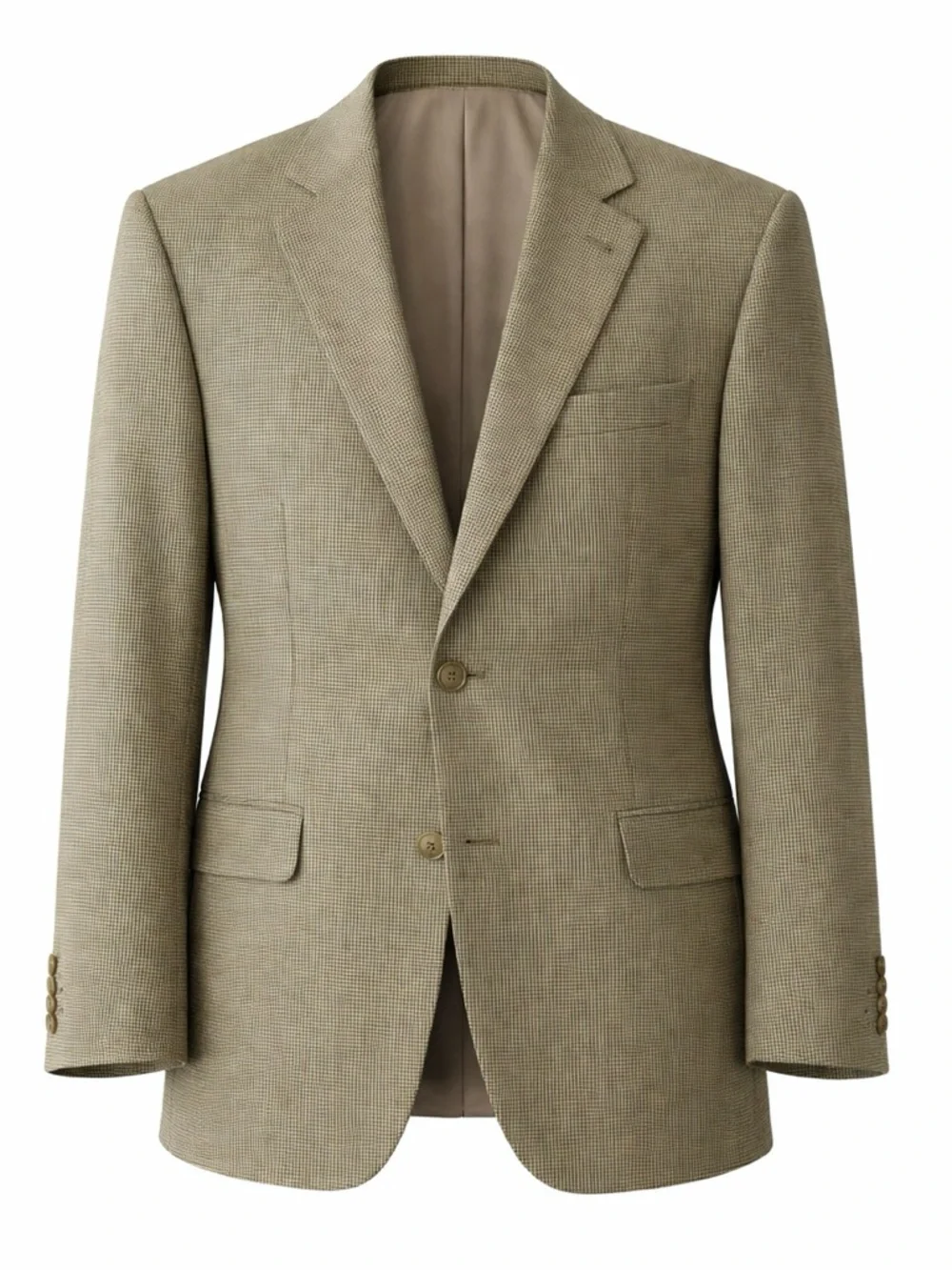 Michael Kors Men’s Blazer Sport Coat 40R Houndstooth Plaid Suit Jacket Classic
